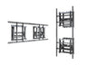 Multibrackets M Public Extra-Large Displays Video Wall Mount for 85"-160" Displays | 7350022739093
