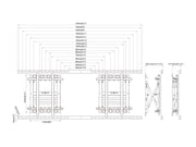 Multibrackets M Public Extra-Large Displays Video Wall Mount for 85"-160" Displays | 7350022739093 Video Wall Mount Multibrackets