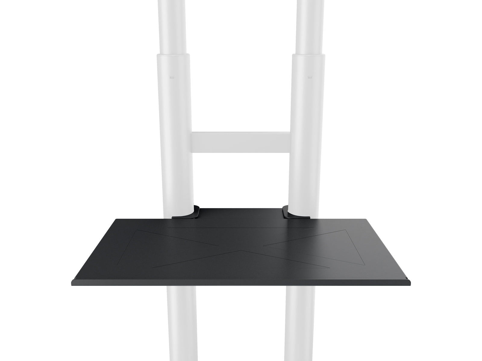 Multibrackets M Public Floorstand Basic 180 Adjustable AV Equipment Shelf - Black | 7350073737390