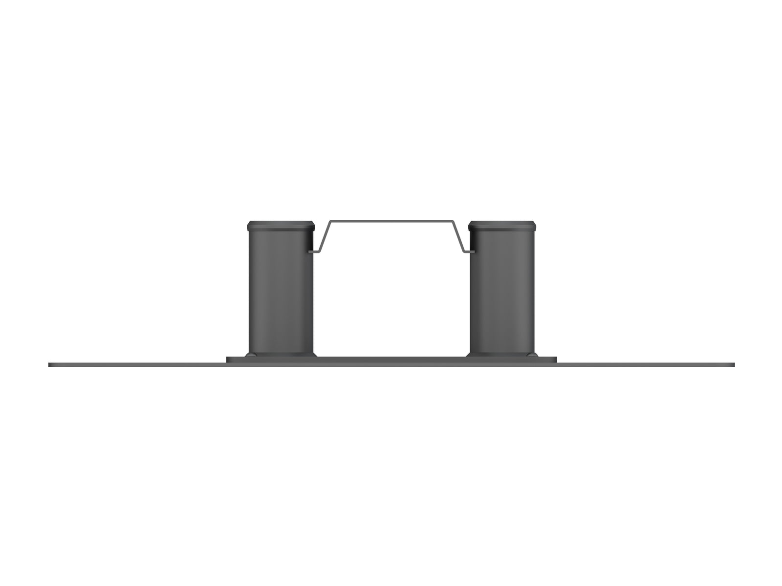 Multibrackets M Public Floorstand Basic 180 Black Fixed Floorbase | 7350073737215