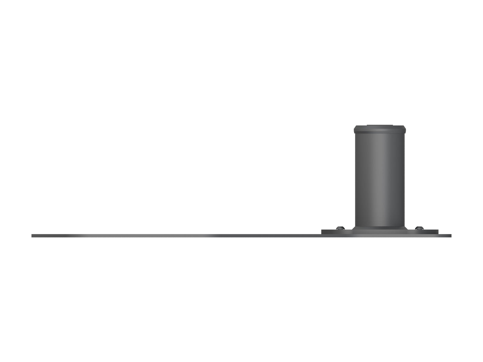 Multibrackets M Public Floorstand Basic 180 Black Fixed Floorbase | 7350073737215