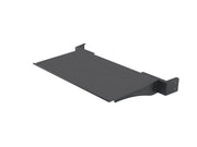 Multibrackets M Public Floorstand Dual Pillar 180 HD Adjustable AV Equipment Shelf | 7350073737406