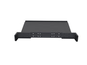 Multibrackets M Public Floorstand Dual Pillar 180 HD Adjustable AV Equipment Shelf | 7350073737406
