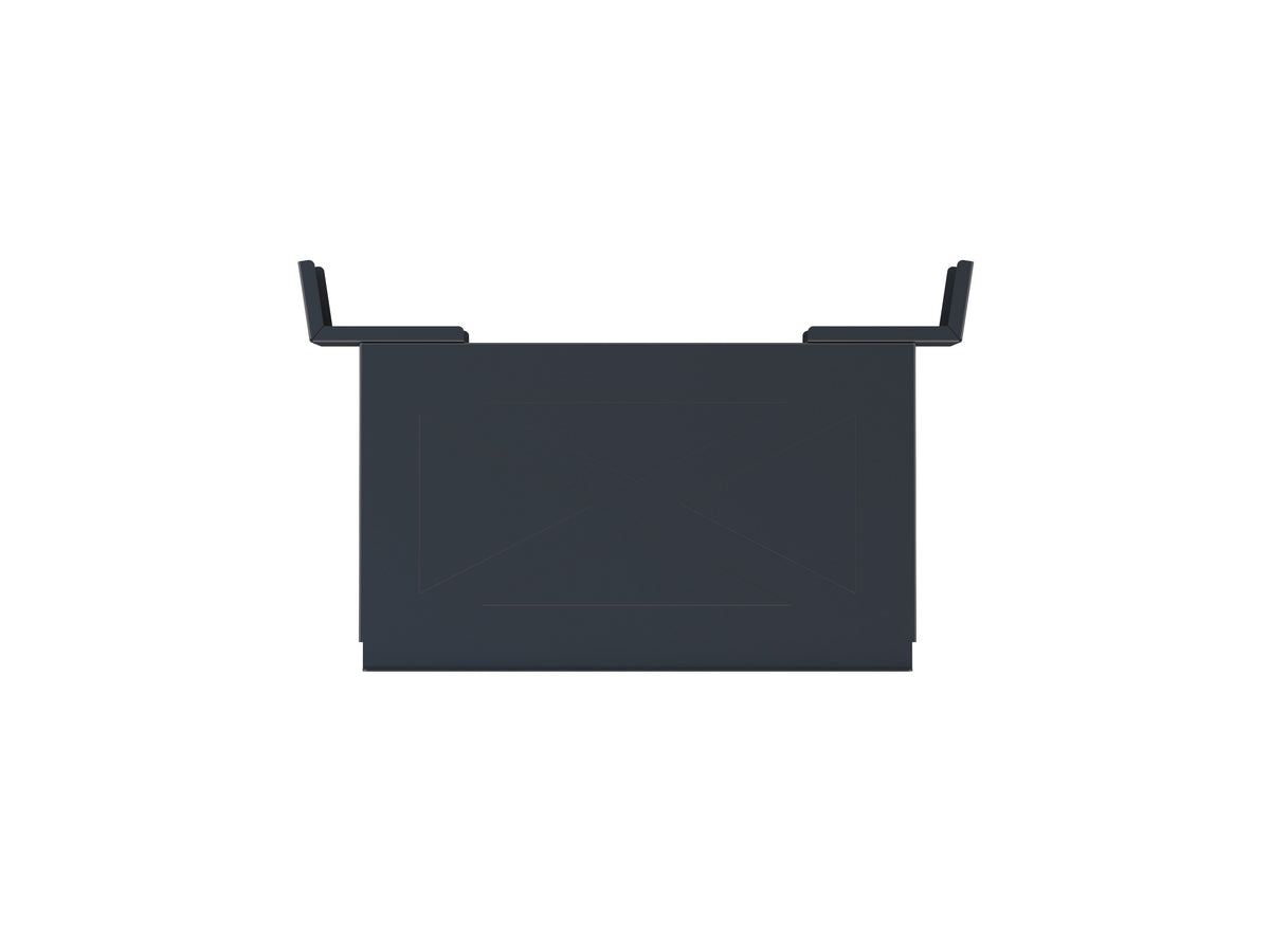 Multibrackets M Public Floorstand Dual Pillar 180 HD Adjustable AV Equipment Shelf | 7350073737406