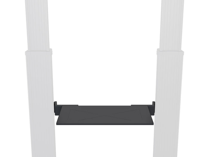 Multibrackets M Public Floorstand Dual Pillar 180 HD Adjustable AV Equipment Shelf | 7350073737406 Mount Accessories Multibrackets