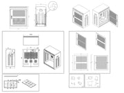 Multibrackets M Public Floorstand Dual Pillar 180 HD Lockable AV Cabinet | 7350073737673