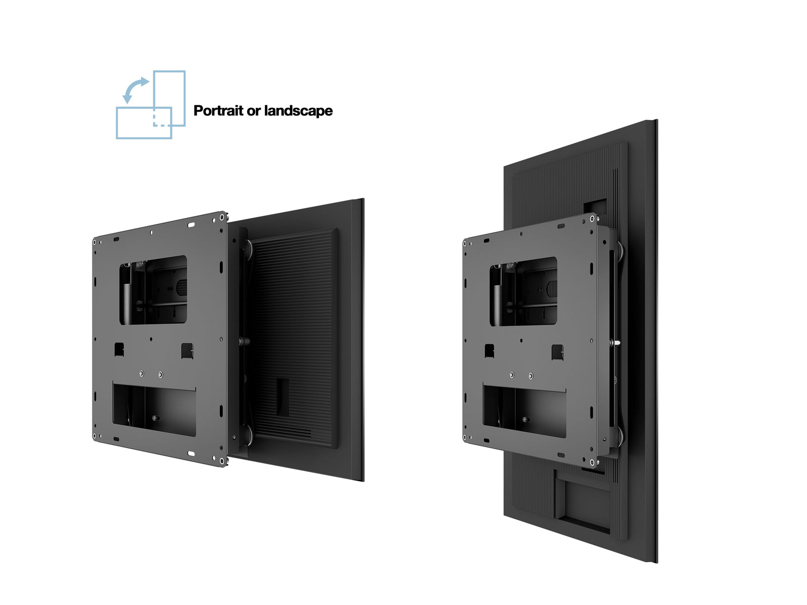 Multibrackets M Public Video Wall Push-Out Mount Small for 32"–55" Screens | 7350105210884 Wall Mount Bracket Multibrackets