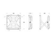 Multibrackets M Public Video Wall Push-Out Mount Small for 32"–55" Screens | 7350105210884 Wall Mount Bracket Multibrackets