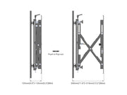 Multibrackets M Public Video Wall Push-Out Mount for 50"–98" Screens | 7350073730506 Wall Mount Bracket Multibrackets