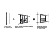 Multibrackets M Public Video Wall Push-Out Mount for 50"–98" Screens | 7350073730506 Wall Mount Bracket Multibrackets