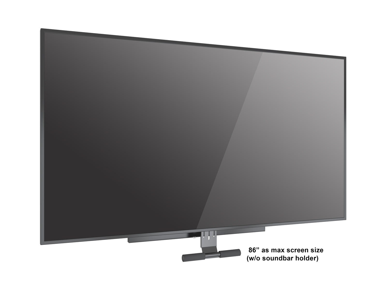 Multibrackets M Pull Down Full Motion Flexarm X-Large Wall Mount with Soundbar Holder for 55"–86" Screens | 7350105214301