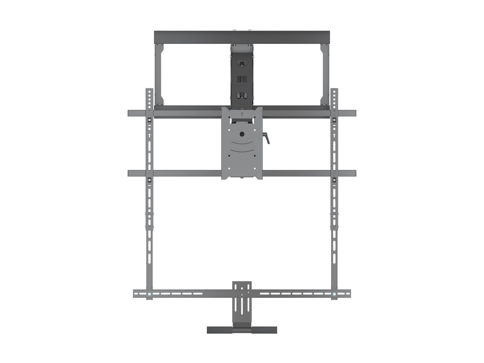 Multibrackets M Pull Down Full Motion Flexarm X-Large Wall Mount with Soundbar Holder for 55"–86" Screens | 7350105214301