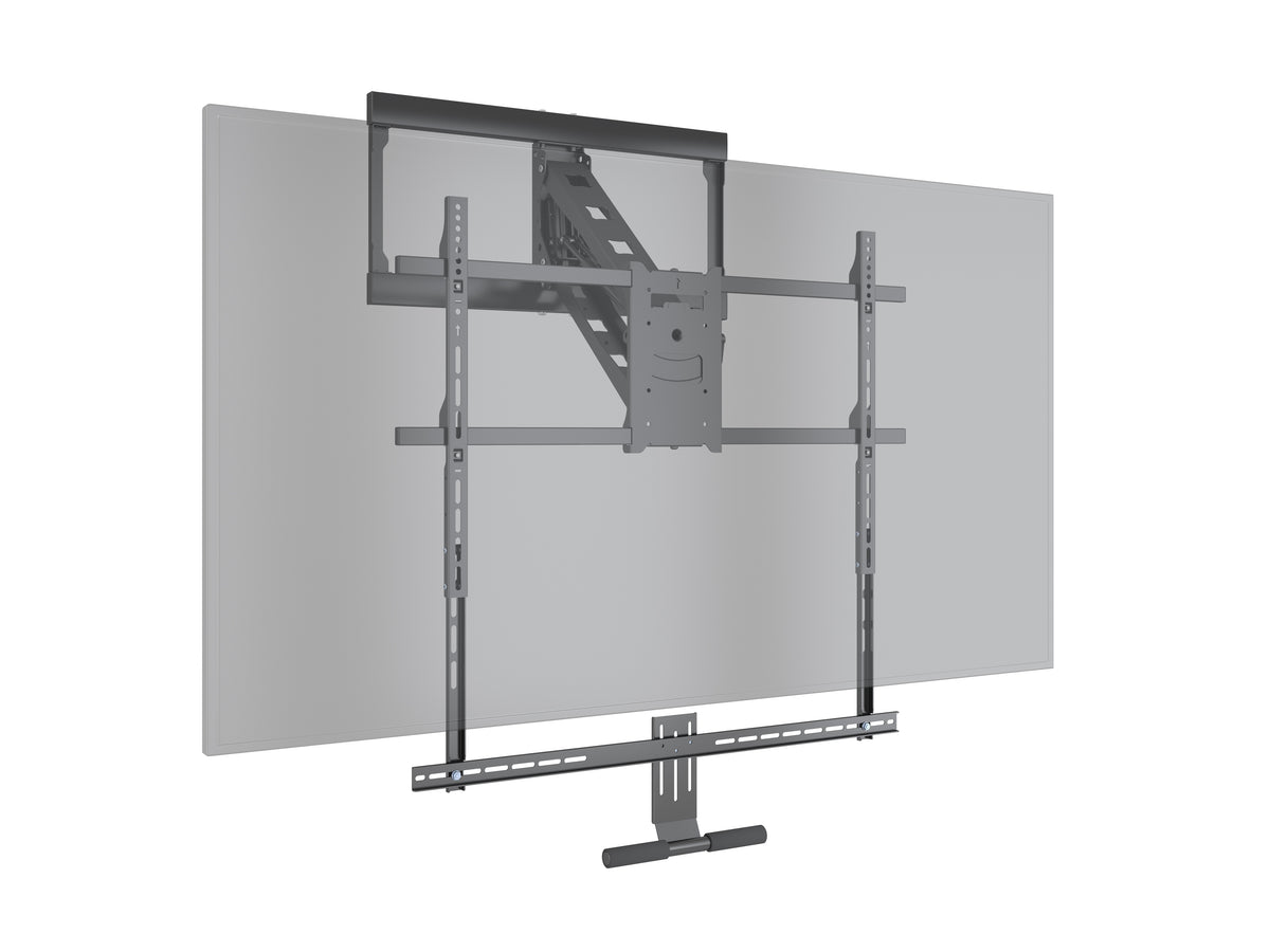 Multibrackets M Pull Down Full Motion Flexarm X-Large Wall Mount with Soundbar Holder for 55"–86" Screens | 7350105214301