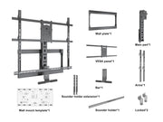 Multibrackets M Pull Down Full Motion Flexarm X-Large Wall Mount with Soundbar Holder for 55"–86" Screens | 7350105214301