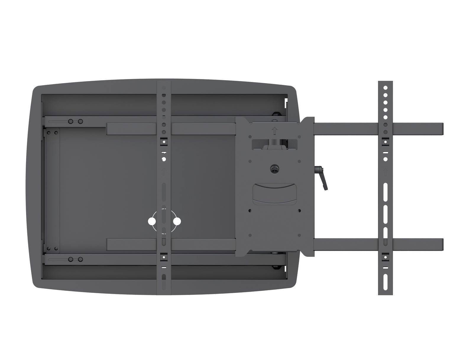 Multibrackets M Recessed Full Motion Flexarm Wall Mount 32"–80" Screens | 7350073736737
