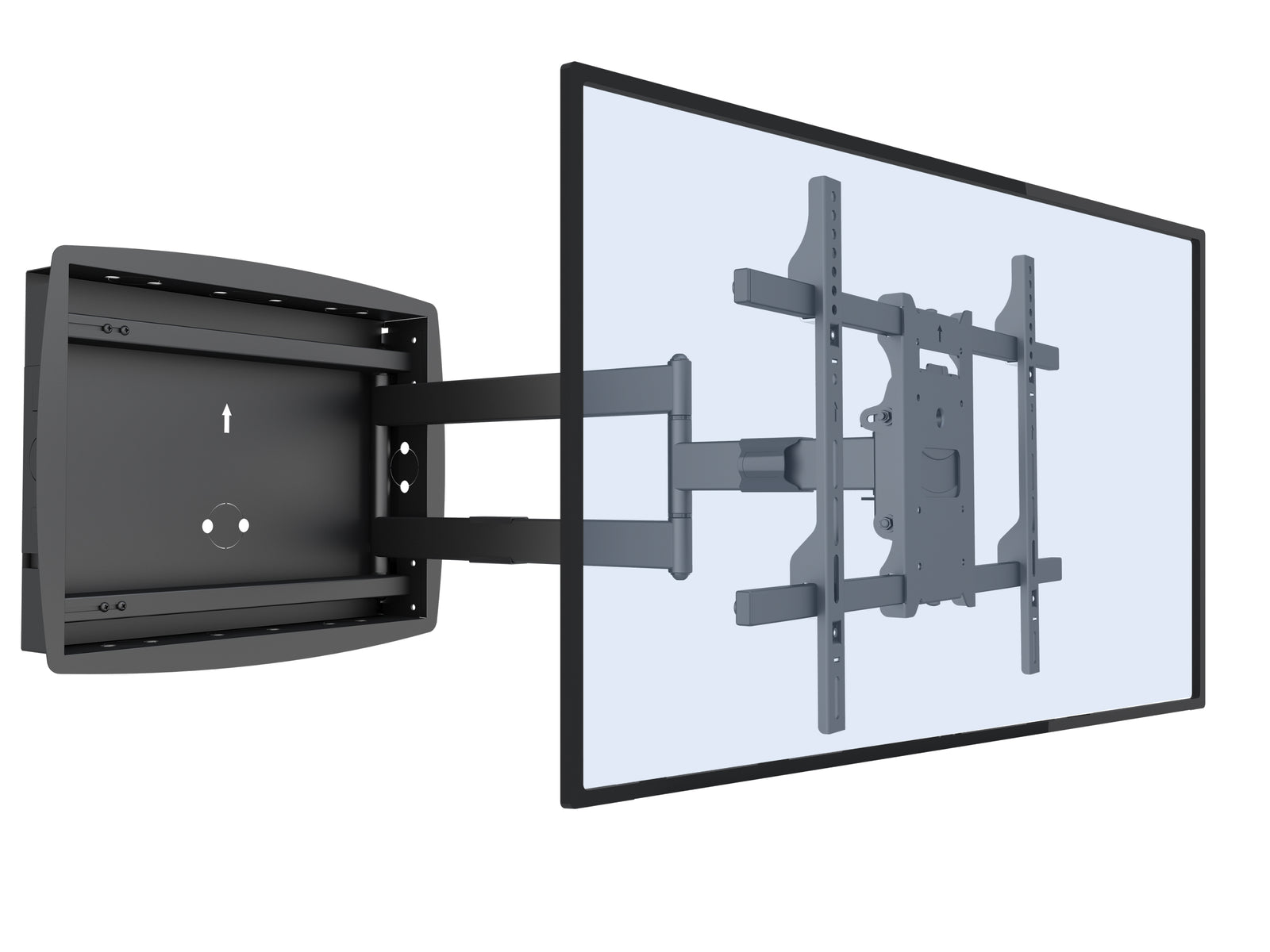 Multibrackets M Recessed Full Motion Flexarm Wall Mount 32"–80" Screens | 7350073736737