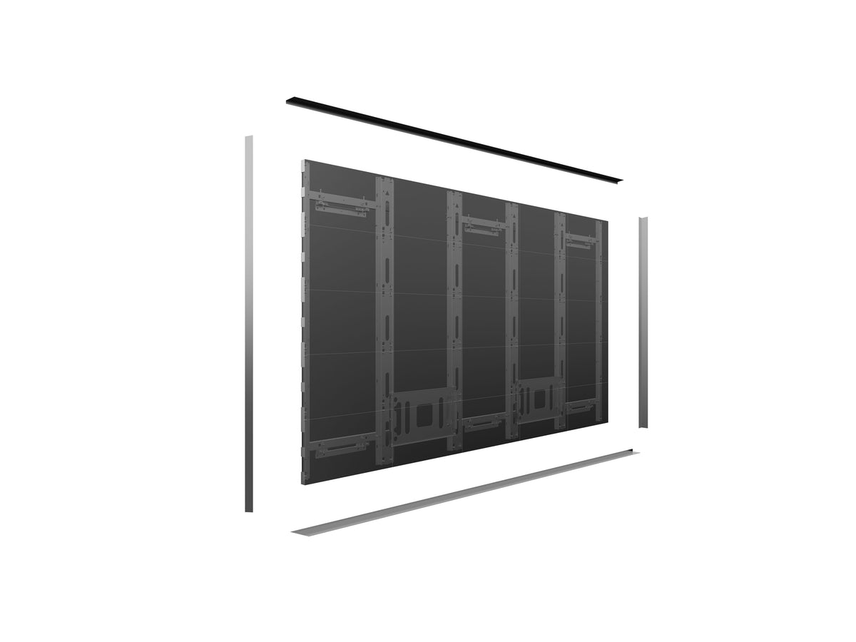 Multibrackets M Side Cover for 108–110" LED Video Wall Mount – Black | 7350105213458 Mount Accessories Multibrackets
