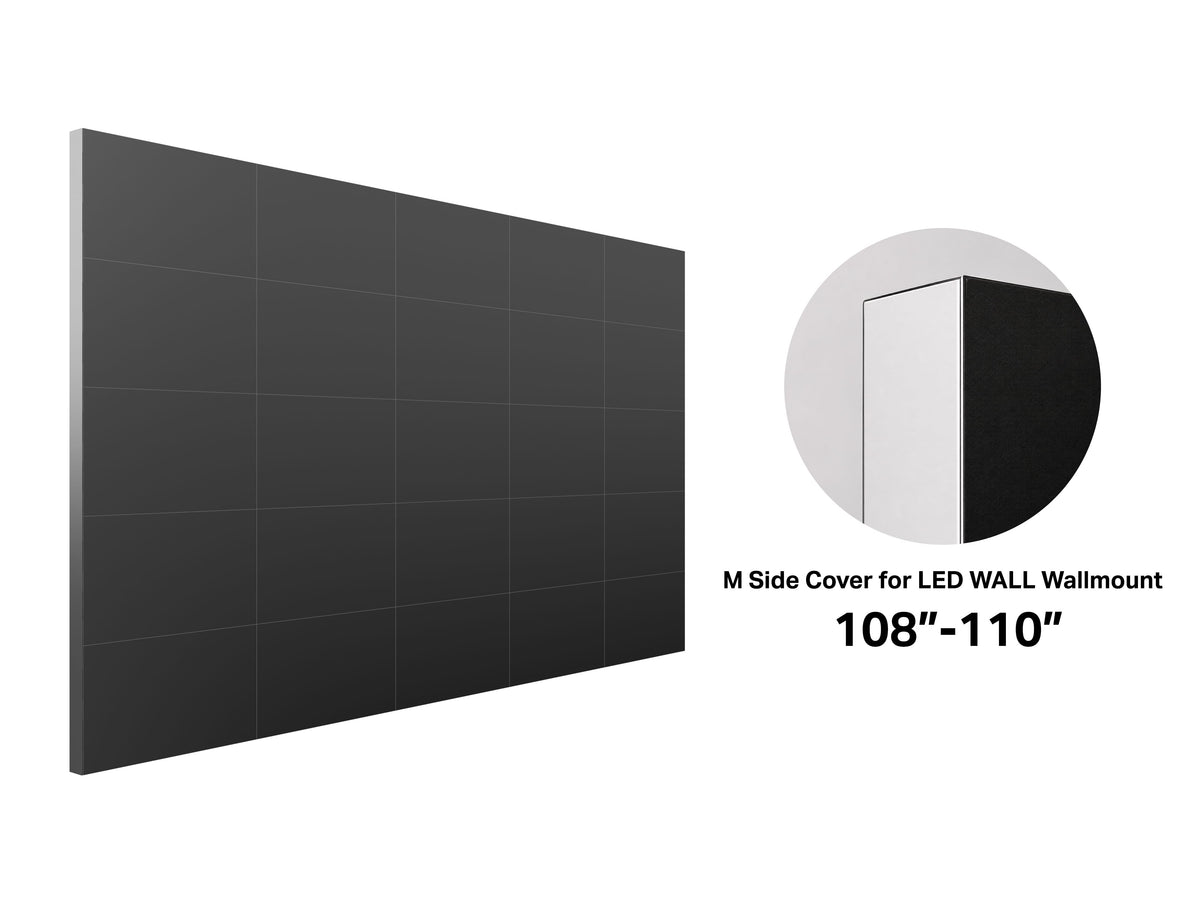 Multibrackets M Side Cover for 108–110" LED Video Wall Mount – Black | 7350105213458 Mount Accessories Multibrackets