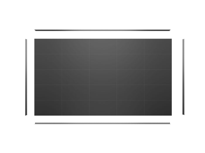 Multibrackets M Side Cover for 108–110" LED Video Wall Mount – Black | 7350105213458 Mount Accessories Multibrackets