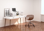 Multibrackets M Sit-Stand Height Adjustable Laptop Workstation - White | 7350073739141 Workstation Multibrackets