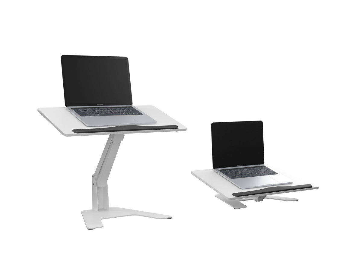 Multibrackets M Sit-Stand Height Adjustable Laptop Workstation - White | 7350073739141 Workstation Multibrackets