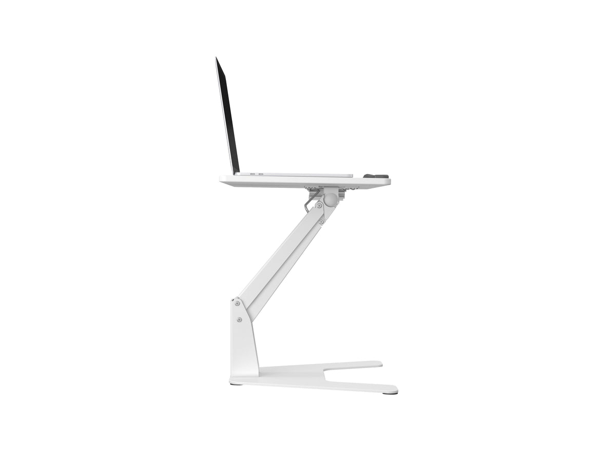 Multibrackets M Sit-Stand Height Adjustable Laptop Workstation - White | 7350073739141 Workstation Multibrackets