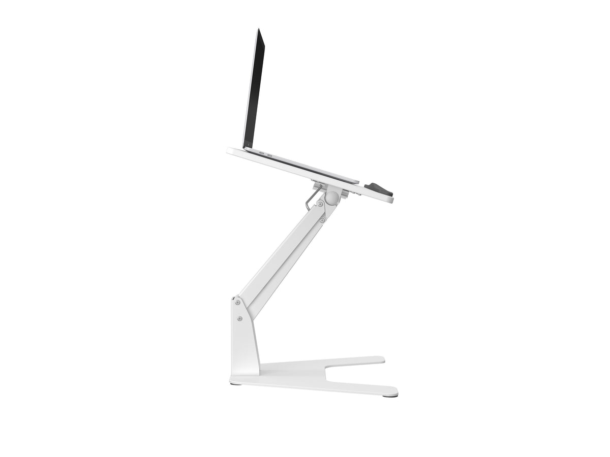 Multibrackets M Sit-Stand Height Adjustable Laptop Workstation - White | 7350073739141 Workstation Multibrackets