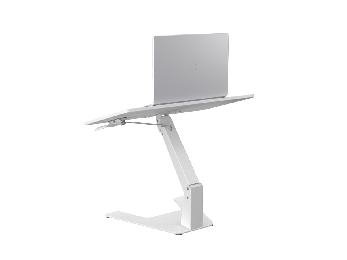 Multibrackets M Sit-Stand Height Adjustable Laptop Workstation - White | 7350073739141 Workstation Multibrackets