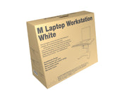 Multibrackets M Sit-Stand Height Adjustable Laptop Workstation - White | 7350073739141