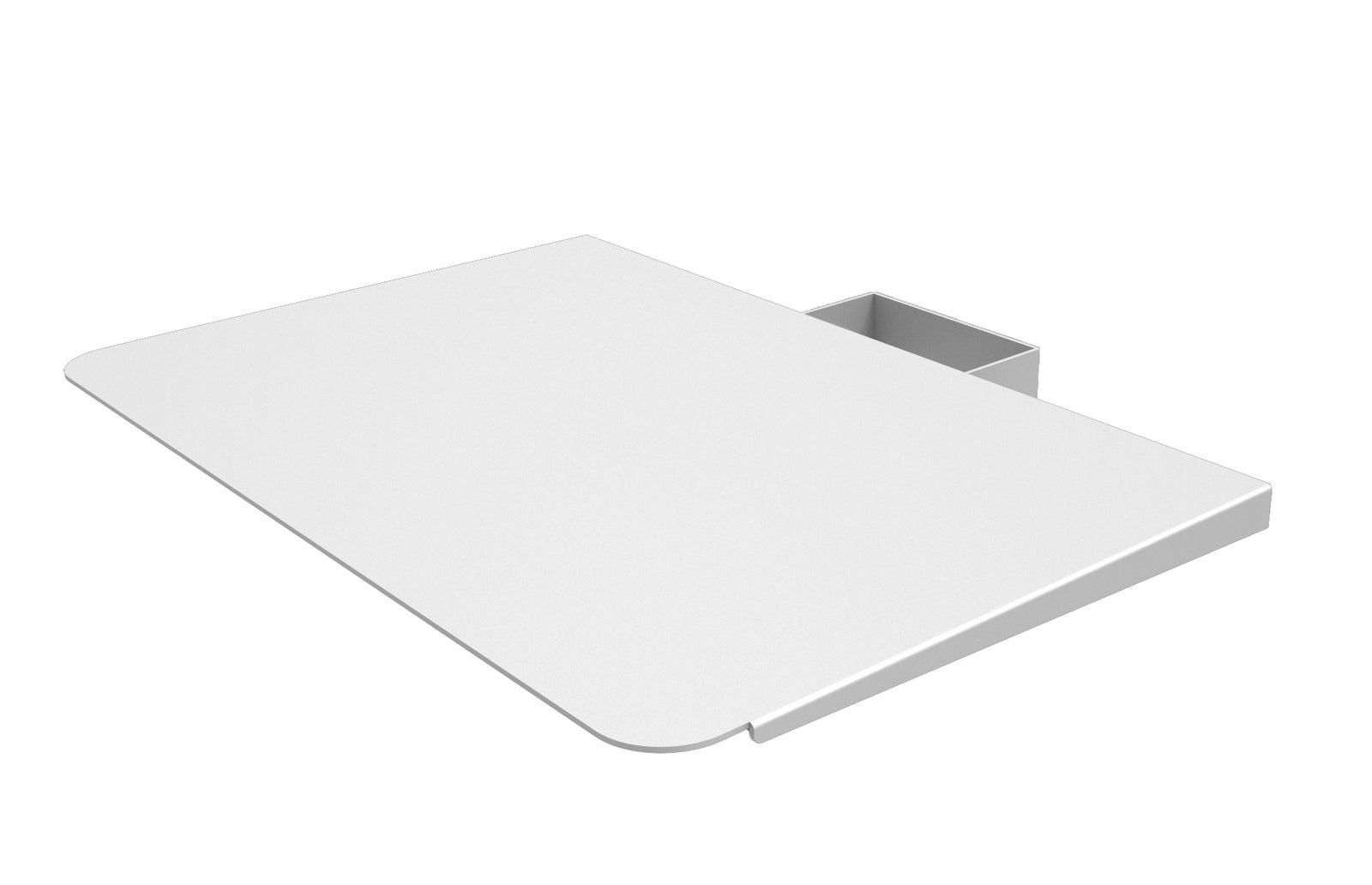 Multibrackets M Tilt & Roll Codec Shelf for Floorstand - White | 7350073732388