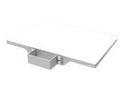 Multibrackets M Tilt & Roll Codec Shelf for Floorstand - White | 7350073732388