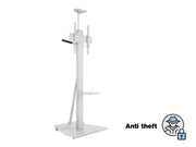 Multibrackets M Tilt & Roll Plus Black Mobile Floor Stand for 32"-55" Screens | 7340234810222