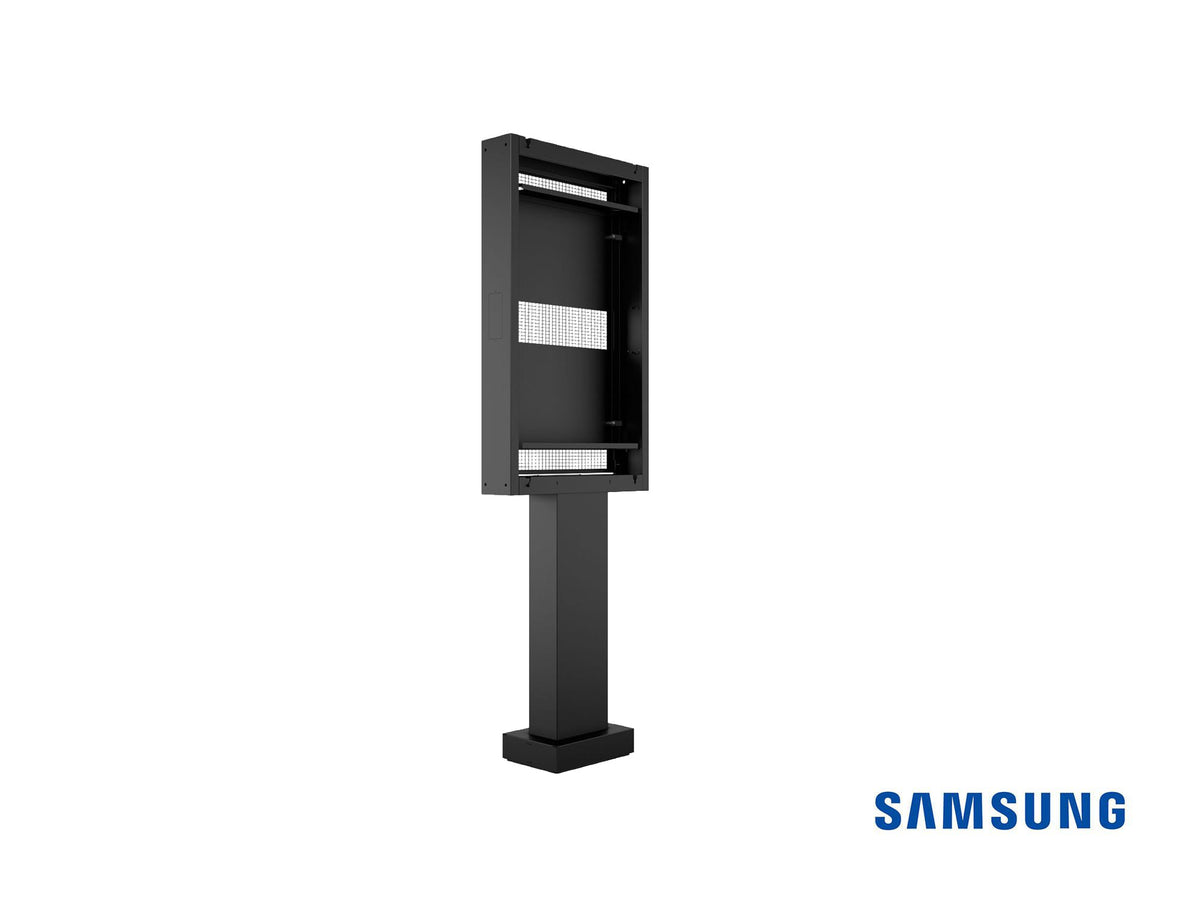 Multibrackets M Totem Pro 46" Outdoor Digital Signage Stand for Samsung OH46 – Black | 7340234815692 Outdoor Digital Signage Stand Multibrackets