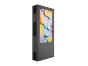 Multibrackets M Totem Pro 55" Outdoor Digital Signage Stand for Samsung OH55 – Black | 7340234814657 Outdoor Digital Signage Stand Multibrackets
