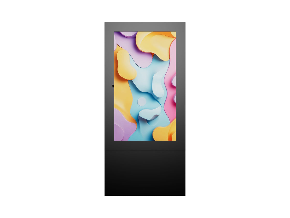 Multibrackets M Totem Pro 55" Outdoor Digital Signage Stand for Samsung OH55 – Black | 7340234814657 Outdoor Digital Signage Stand Multibrackets