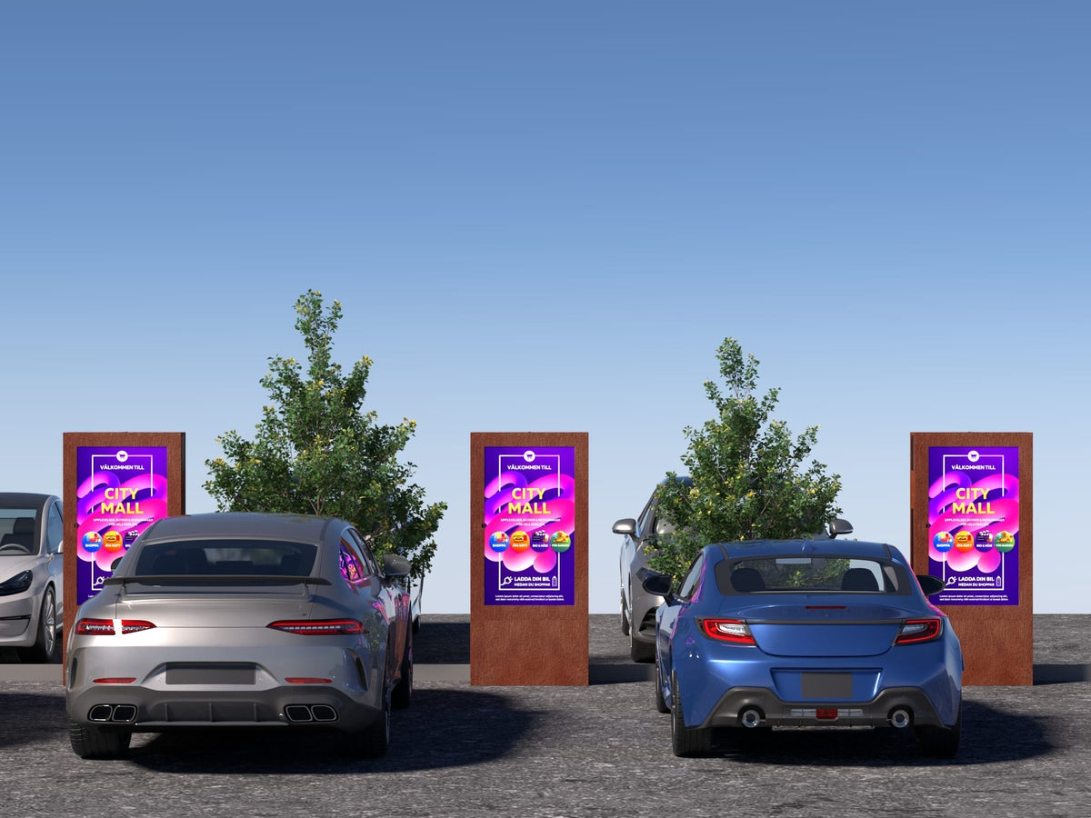 Multibrackets M Totem Pro Cotren 55" Outdoor Digital Signage Stand for Samsung OH55 | 7340234814756 Outdoor Digital Signage Stand Multibrackets