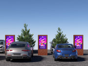 Multibrackets M Totem Pro Cotren 55" Outdoor Digital Signage Stand for Samsung OH55 | 7340234814756 Outdoor Digital Signage Stand Multibrackets