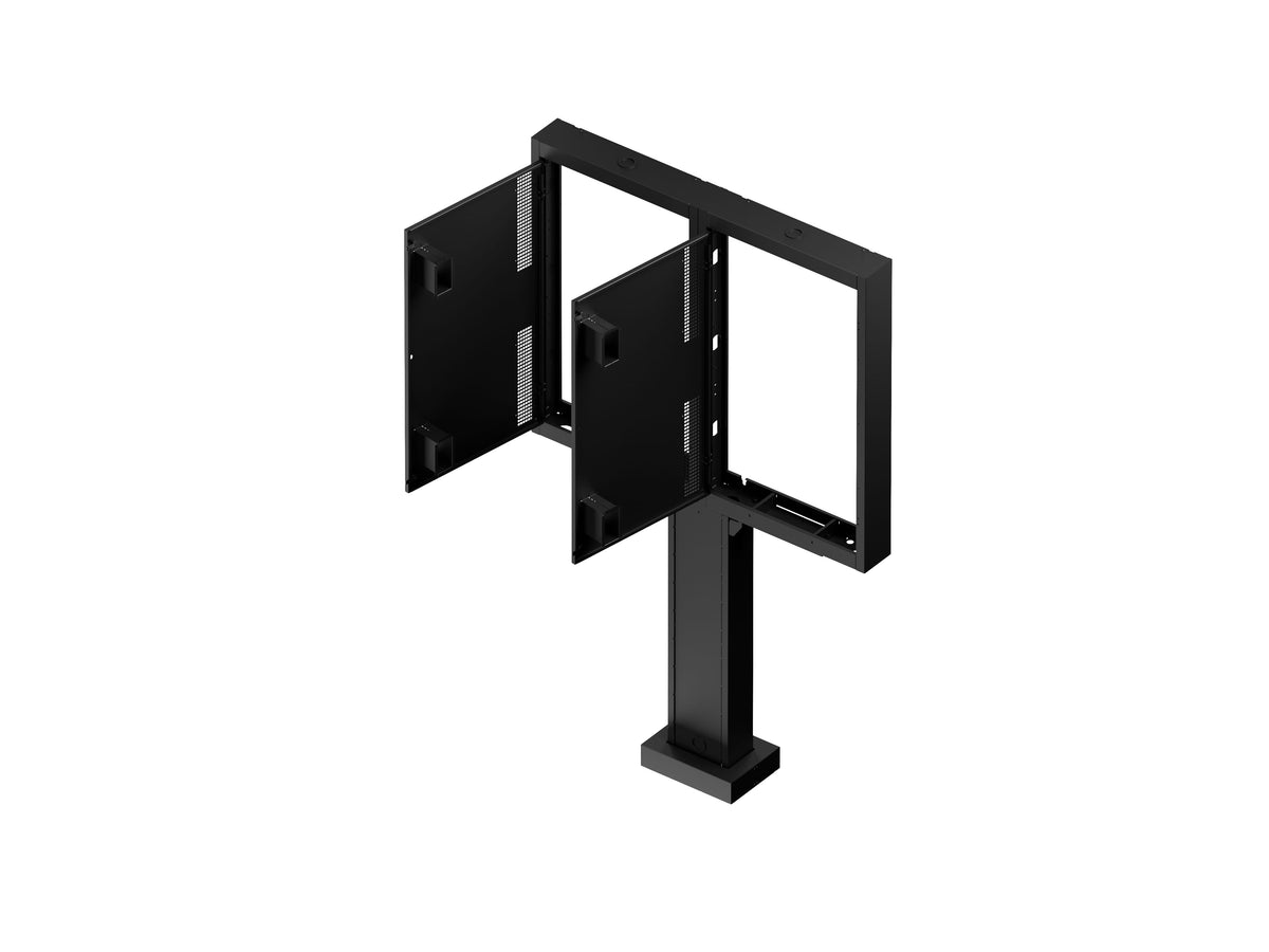 Multibrackets M Totem Pro Dual-Sided Outdoor Stand for 55" LG Displays – Black | 7340234814947 Floor Stand Multibrackets