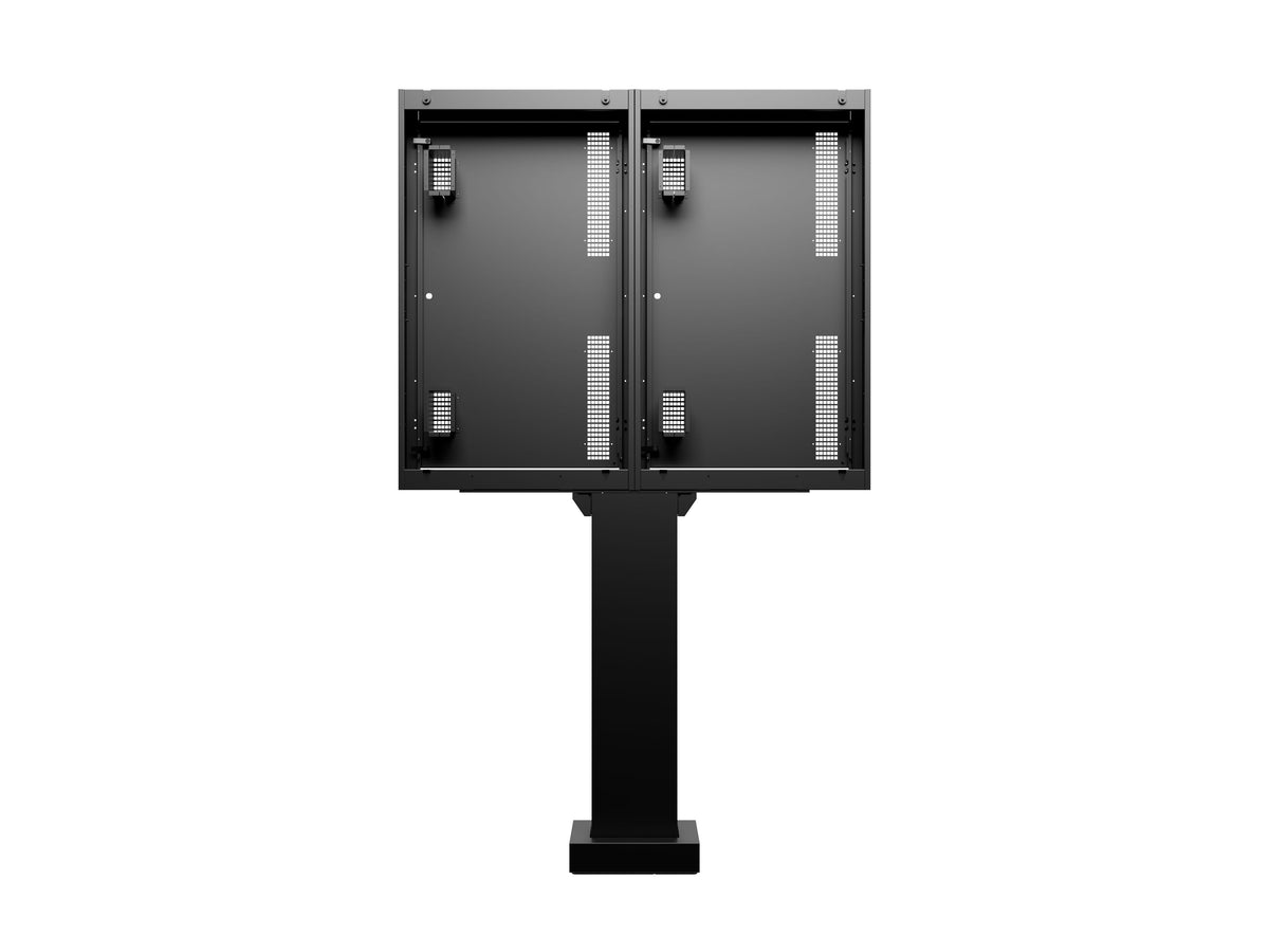 Multibrackets M Totem Pro Dual-Sided Outdoor Stand for 55" LG Displays – Black | 7340234814947 Floor Stand Multibrackets