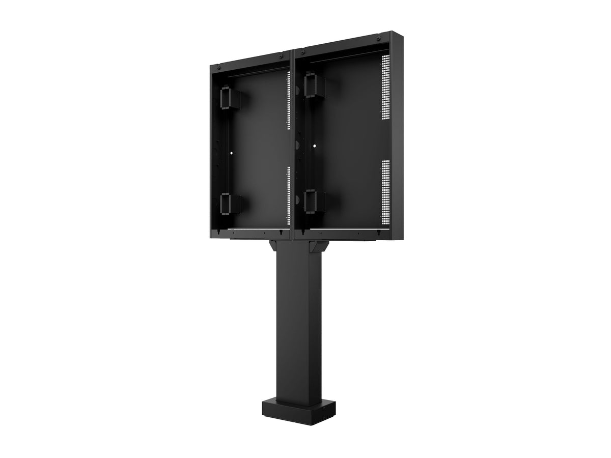 Multibrackets M Totem Pro Dual-Sided Outdoor Stand for 55" LG Displays – Black | 7340234814947 Floor Stand Multibrackets