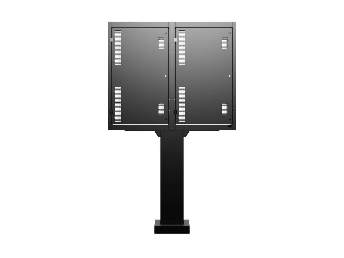 Multibrackets M Totem Pro Dual-Sided Outdoor Stand for 55" LG Displays – Black | 7340234814947 Floor Stand Multibrackets