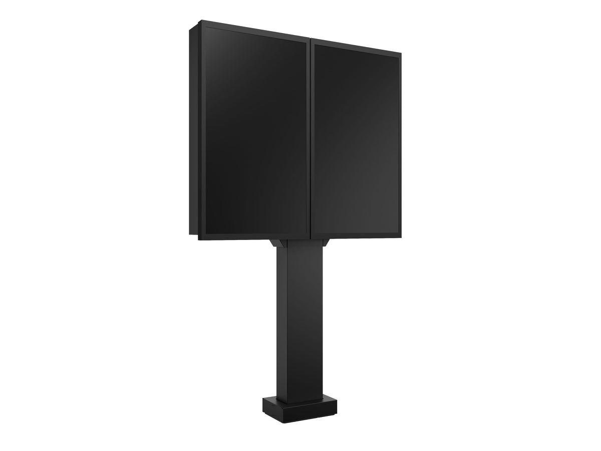 Multibrackets M Totem Pro Dual-Sided Outdoor Stand for 55" LG Displays – Black | 7340234814947 Floor Stand Multibrackets