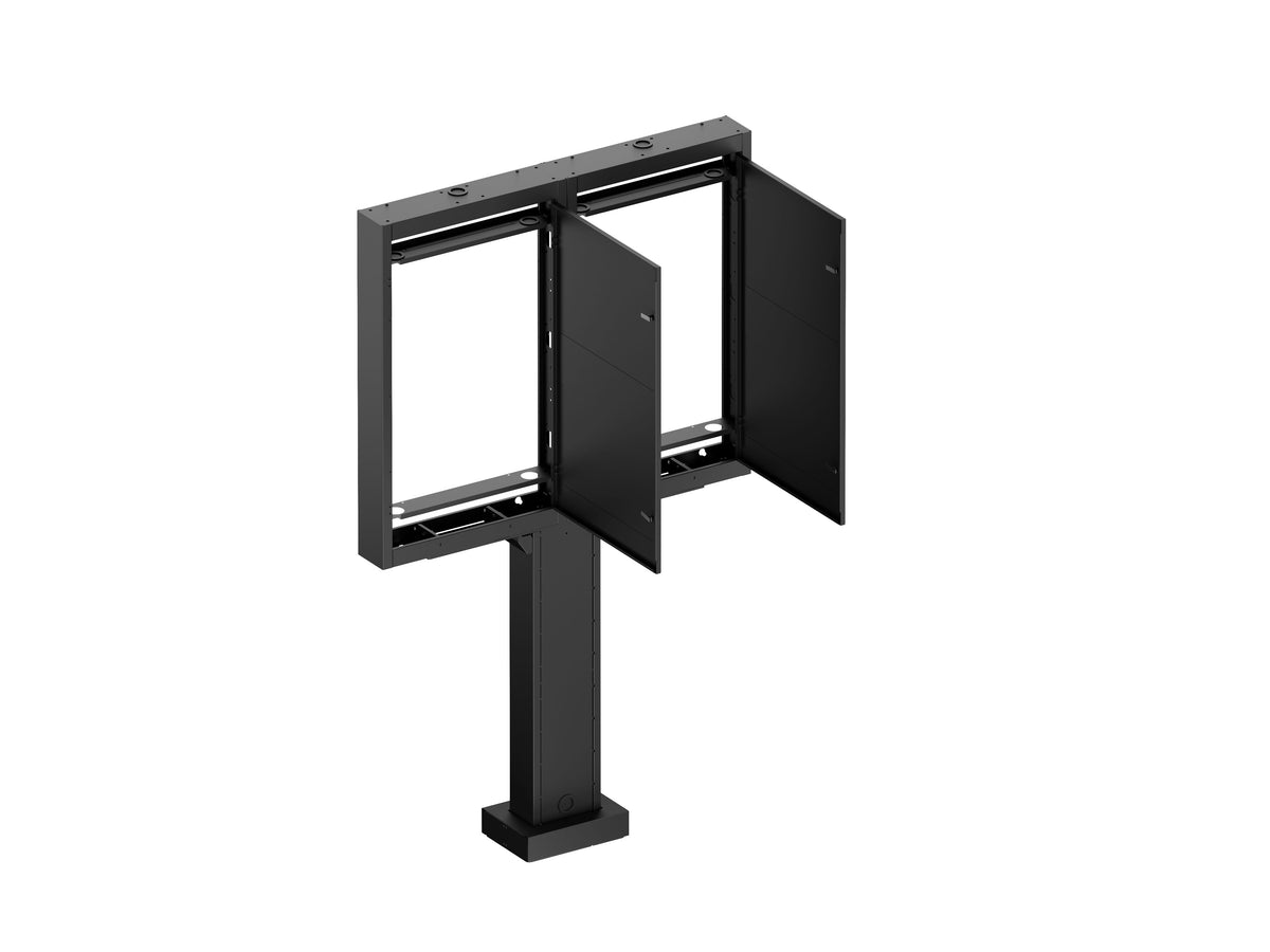 Multibrackets M Totem Pro Dual-Sided Outdoor Stand for Hisense 55" – Black | 7340234817009 Floor Stand Multibrackets