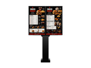 Multibrackets M Totem Pro Dual-Sided Outdoor Stand for Hisense 55" – Black | 7340234817009 Floor Stand Multibrackets