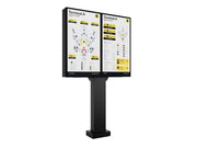 Multibrackets M Totem Pro Dual-Sided Outdoor Stand for Hisense 55" – Black | 7340234817009 Floor Stand Multibrackets