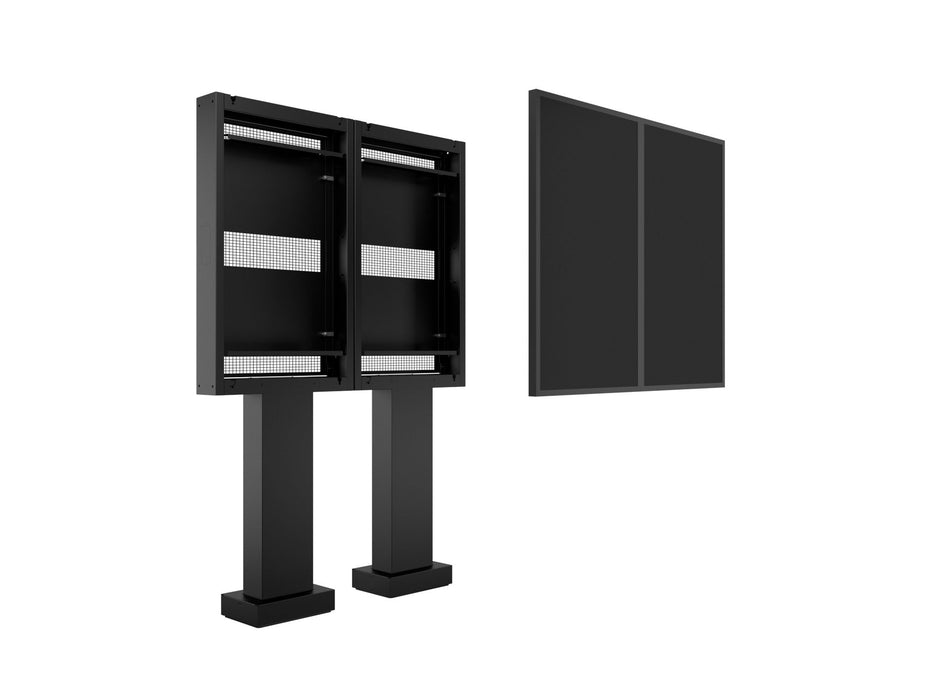 Multibrackets M Totem Pro Dual 55BDL60 – Dual 55" Outdoor Display Totem Multibrackets Outdoor Wall Mount Brackets Multibrackets