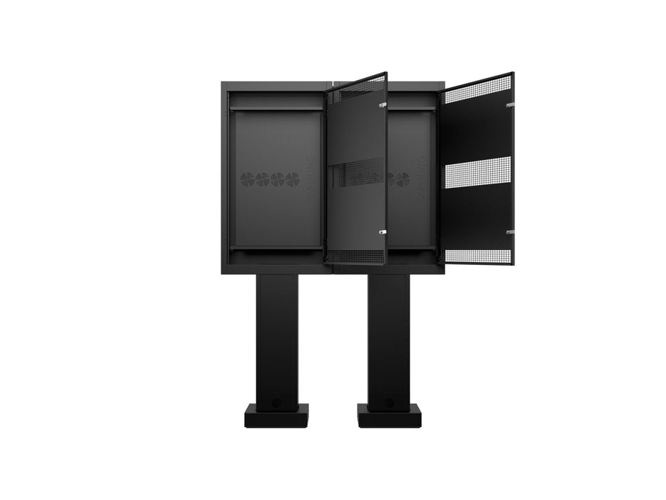 Multibrackets M Totem Pro Dual 55BDL60 – Dual 55" Outdoor Display Totem Multibrackets Outdoor Wall Mount Brackets Multibrackets