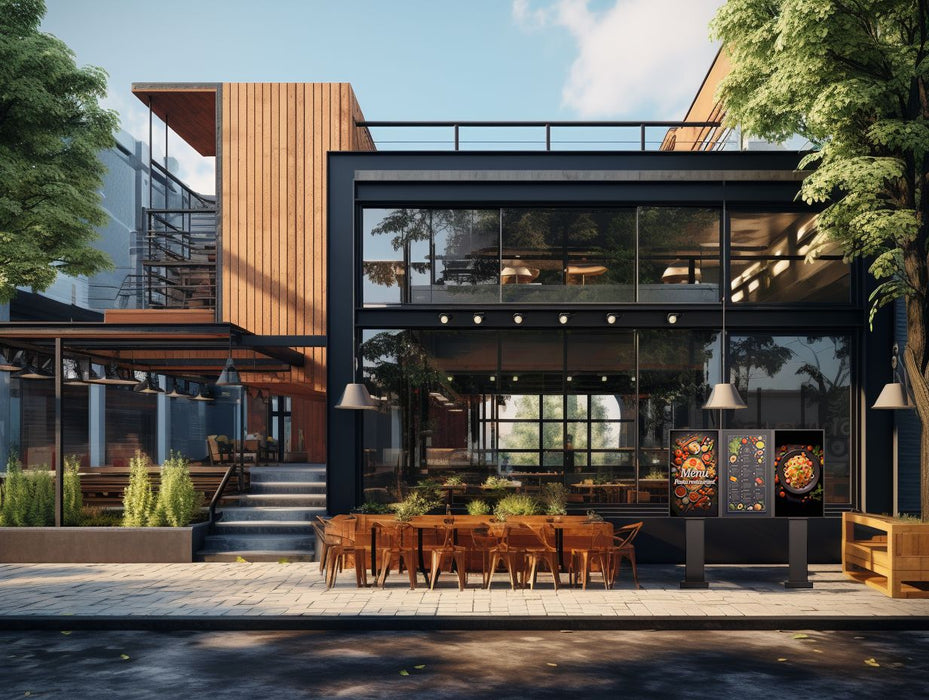 Multibrackets M Totem Pro Dual 55BDL60 – Dual 55" Outdoor Display Totem Multibrackets Outdoor Wall Mount Brackets Multibrackets