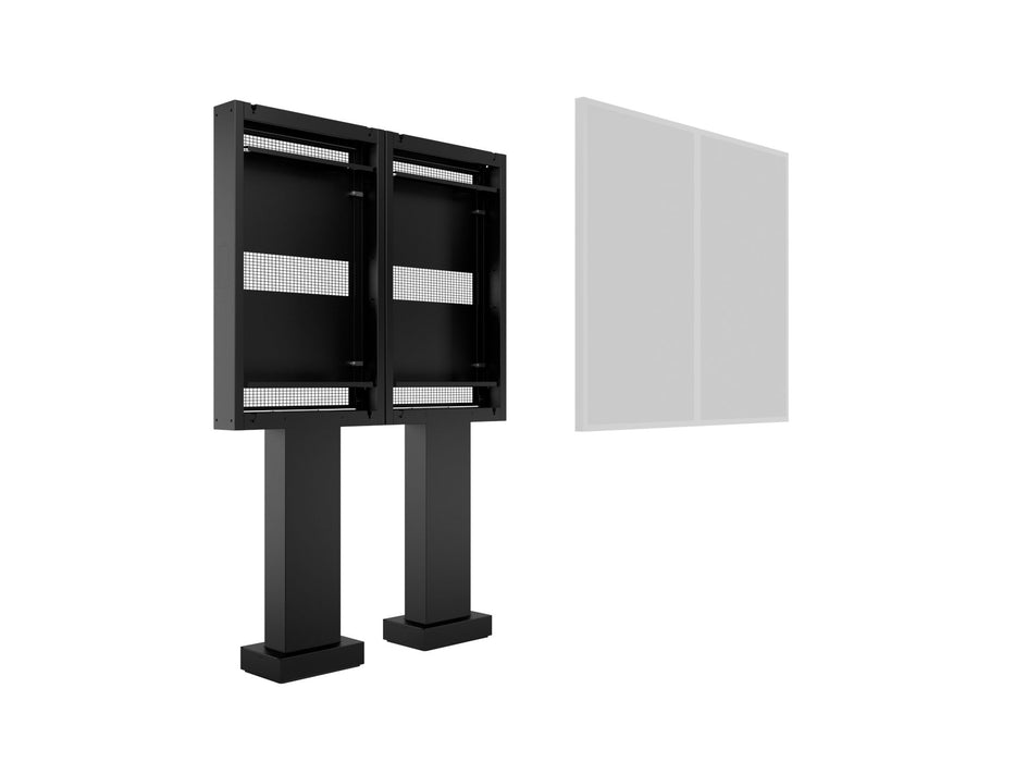 Multibrackets M Totem Pro Dual 55BDL60 – Dual 55" Outdoor Display Totem Multibrackets Outdoor Wall Mount Brackets Multibrackets
