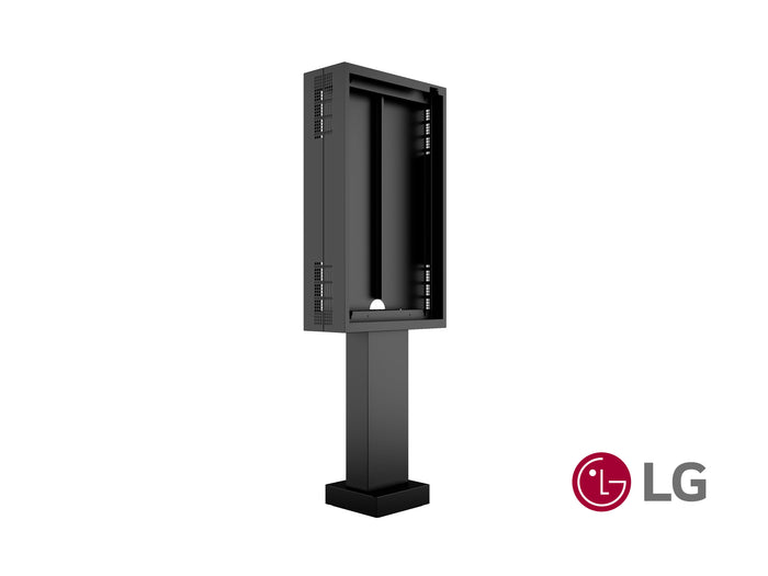 Multibrackets M Totem Pro Dual B2B 49XE4F-M – Dual 49" Outdoor Display Totem Wall Mount Bracket Multibrackets